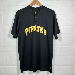 Majestic CoolBase Pittsburgh Pirates Jersey Shirt Mens Size Large Black MLB